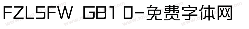 FZLSFW  GB1 0字体转换
